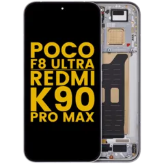 OLED Assembly With Frame For Xiaomi Poco F8 UItra / Redmi K90 Pro Max (Refurbished) (Denim Blue)