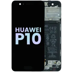 LCD Assembly With Frame For Huawei P10 (Genuine OEM) (Black)