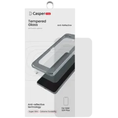 Casper Snap Cristal templado para Samsung Galaxy S24 Plus 5G (en caja) (AR Transparente)