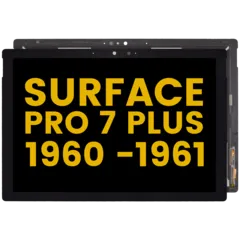 Digitizer With Flex Cable Compatible For Microsoft Surface Pro 7 Plus (1960/1961) (Refurbished) (Black)