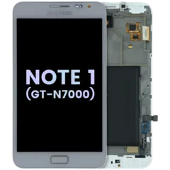 OLED Assembly With Frame For Samsung Galaxy Note 1 (GT-N7000) (Service Pack) (White)