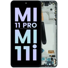 OLED-Display mit Rahmen für Xiaomi Mi 11 Pro / Mi 11i (Original)