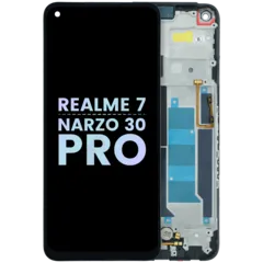 LCD Assembly With Frame For Realme 7 5G/ Narzo 30 Pro 5G (Genuine) (All Colors)