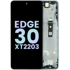 OLED Assembly With Frame For Motorola Edge 30 XT2203 (Genuine OEM) (Green)