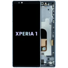 OLED-Display mit Rahmen für Sony Xperia 1 (Original)
