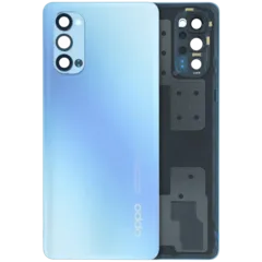 Tapa trasera de cristal con lente de cámara para Oppo Reno 4 5G (Original)