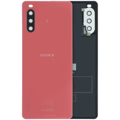 Back Cover Glass For Sony Xperia 10 III (Genuine) (Pink)