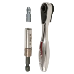 3 Piece Mini Bit Ratchet and SlimFix Bit Holder Set (Wiha)