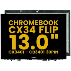 LCD-Display mit Touchscreen für ASUS Chromebook CX34 Flip 14.0” (CX3401 / CB3401) (30 Pins)