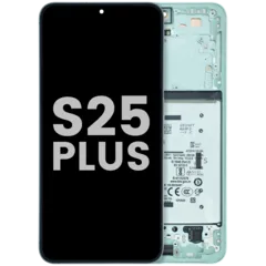 OLED Assembly With Frame For Samsung Galaxy S25 Plus (US & International) (Used OEM Pull Grade A) (Mint)