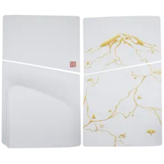 Faceplate Cover (Top & Bottom) For PlayStation 5 Slim (Disc Edition) (Ghost Of Yotei)