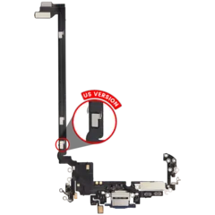 Charging Port Flex Cable For iPhone 17 Pro max (Aftermarket Plus) (US Version) (Deep Blue)