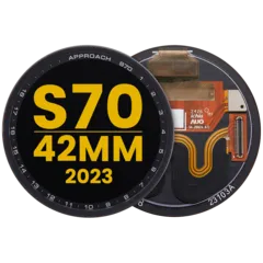 OLED Assembly Without Frame For Garmin Approach S70 (42mm) (2023) (Premium) (Black)