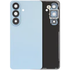 Back Cover Glass With Camera Lens For Samsung Galaxy S26 (Aftermarket Plus) (Sky Blue)