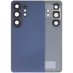 Back Cover Glass With Camera Lens For Samsung Galaxy S26 Ultra (Aftermarket Plus) (Cobalt Violet)