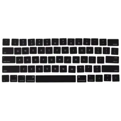 Keycap For MacBook Pro 13" A2159 (2019) / (A1706 / A1708) (2016-2017) / A1989 (2018-2019)/ Pro 15" A1707 (2016-2017) / A1990 (2018-2019) / Air 13" A1932 (2019)  (Only Main keyboard area)