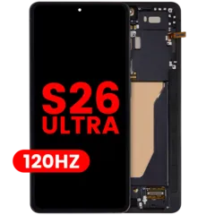 OLED Assembly With Frame For Samsung Galaxy S26 Ultra 5G (US & International Version) (Aftermarket Plus) (120Hz) (Black)