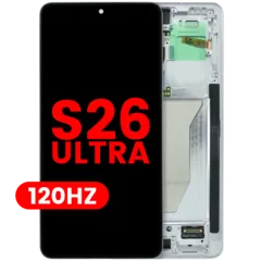 OLED Assembly With Frame For Samsung Galaxy S26 Ultra 5G (US & International Version) (Aftermarket Plus) (120Hz) (White)