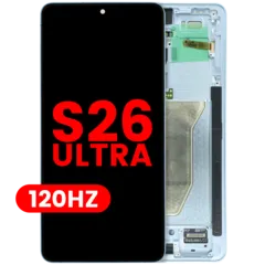 OLED Assembly With Frame For Samsung Galaxy S26 Ultra 5G (US & International Version) (Aftermarket Plus) (120Hz) (Sky Blue)