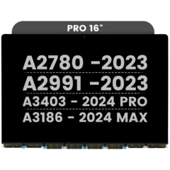 LCD Panel (nur) für MacBook Pro 16" A2780 (2023) / A2991 (2023) / A3403 (2024) Pro / A3186 (2024) Max