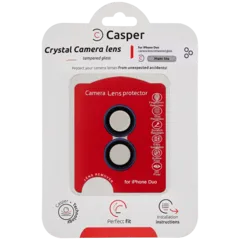 Casper Camera Lens Protector Compatible For iPhone Duo (Star White) (Clear)