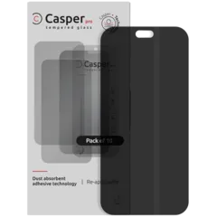Casper Pro Tempered Glass Compatible For iPhone 18 Pro Max (10 Pack) (Privacy)