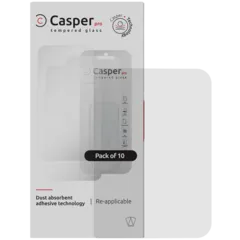 Casper Pro Tempered Glass Compatible For iPhone Duo (10 Pack) (Clear)