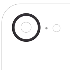 Back Camera Bezel Ring Only For iPhone 16e / 17e (Black) (10 Pack)