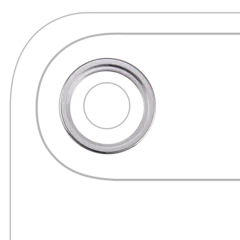 Aro embellecedor de la cámara trasera (solo) para iPhone Air (Cloud Blanco) (pack de 10)