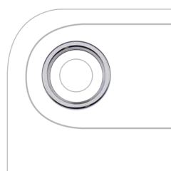 Aro embellecedor de la cámara trasera (solo) para iPhone Air (Sky Azul) (pack de 10)