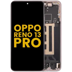 OLED Assembly With Frame For Oppo Reno 13 Pro (Refurbished) (Pink)