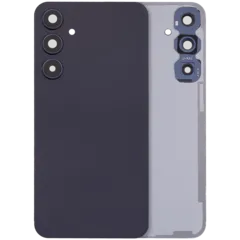 Back Cover Glass With Camera Lens For Samsung Galaxy A35 5G (A356 / 2024) (No Logo) (Aftermarket Plus) (Navy)
