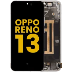 OLED Assembly With Frame For OPPO Reno 13 (Refurbished) (Plume White)