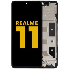 LCD Assembly With Frame For Realme 11 5G / 11 X (Refurbished) (All Colors)