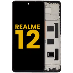 LCD Assembly With Frame For Realme 12 5G (Refurbished) (All Colors)