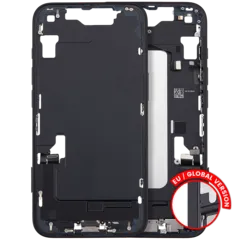 Mid-Frame Housing W/ Charging Port Flex & Small Parts For iPhone 16e / 17e (EU / Global Version) (Used OEM Pull: Grade B) (Black)