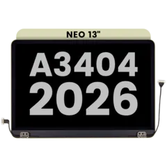 Complete LCD Display Assembly For MacBook Neo 13" A3404 (2026) (Used OEM Pull: Grade A) (Citrus)