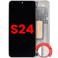OLED Assembly With Frame For Samsung Galaxy S24 5G (US & International Version) (Aftermarket Plus) (Jade Green)
