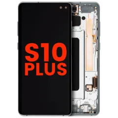 OLED Assembly With Frame For Samsung Galaxy S10 Plus (Aftermarket Plus) (Prism Green)