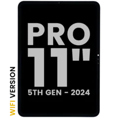 OLED Assembly With Digitizer For iPad Pro 11" 5th Gen (2024) (WiFi Version Only) ((Used OEM Pull: Grade B) (All Colors)
