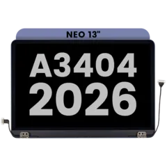 Complete LCD Display Assembly For MacBook Neo 13" A3404 (2026) (Used OEM Pull: Grade B) (Indigo)