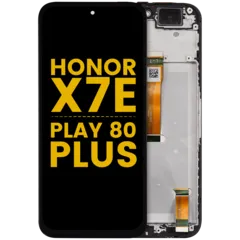 LCD Assembly With Frame For Honor X7E / Play 80 Plus (Refurbished) (All Colors)