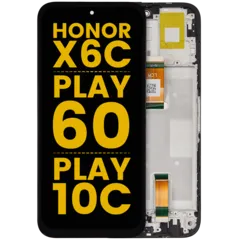 LCD Assembly With Frame For Honor X6C / Play 60 / Play 10C(Refurbished) (All Colors)