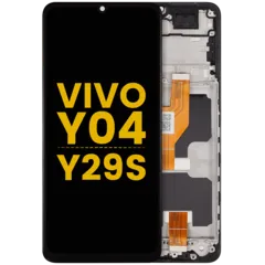 LCD Assembly With Frame For Vivo Y04 / Y29s (Refurbished) (All Colors)