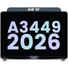 Complete LCD Display Assembly For MacBook Air 13" A3449 (2026) (Genuine OEM) (Midnight)