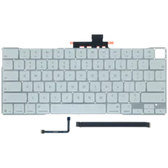 Keyboard (ANSI US) (Touch ID) For MacBook Neo (2026) (Genuine OEM) (Silver)