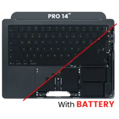 Top Case with Keyboard (ANSI US) For MacBook Pro 14" A3426 (2026) (Genuine OEM) (Space Black)