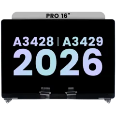 Complete LCD Display Assembly For MacBook Pro 16" A3428 / A3429 (2026) (Genuine OEM) (Silver)