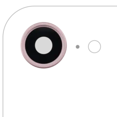 Lente de la cámara trasera con soporte y aro para iPhone 17e (Premium)