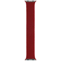 Apple Sport Solo Loop Band For All Watch Series (44MM) (OEM Grade New) (Size 10) (Red Braided)